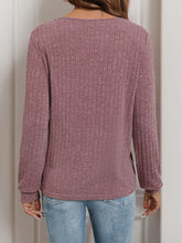 Perfee Square Neck Long Sleeve T-Shirt OutfitFlow